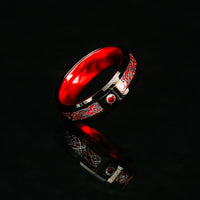 Jarl's Ring \"Blut von Walhalla\" aus Wolfram