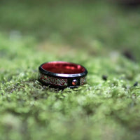 Jarl's Ring \"Blut von Walhalla\" aus Wolfram