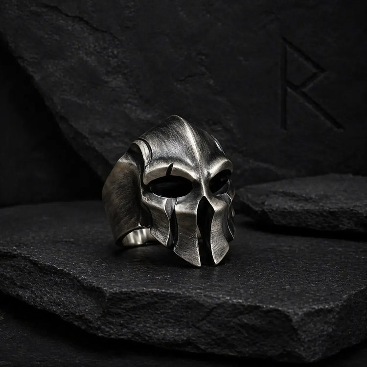 Verstellbarer Wikinger-Ring \"Helm König Harald\"