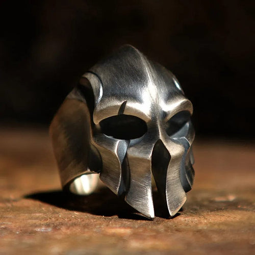 Bague viking ajustable "Casque Roi Harald" - Odins Hall