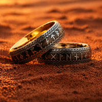 Wikinger-Ring \"Geflochtener Midgard-Runenring\"