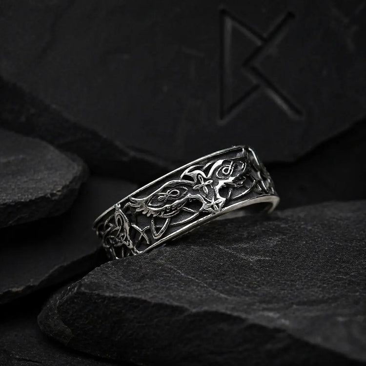 Wikinger-Ring \"Ring der Flügel Odins\"