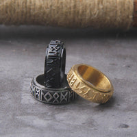 Wikingerring \"Futhark-Ring: Echo der Unendlichkeit