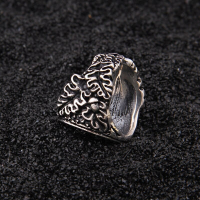 Wikinger Ring aus Sterling Silber 925 - Abblättern Vegvisir