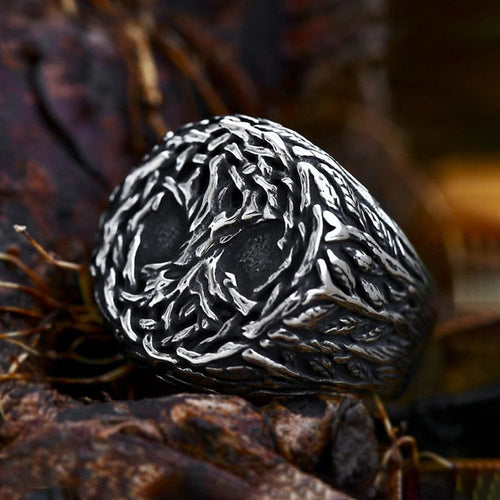 Bague Viking  l'arbre de vie Yggdrasil - Odins Hall