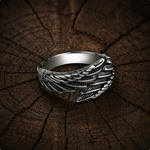 Bague symbolique Bague Viking - Les Dernières Plumes - Odins Hall