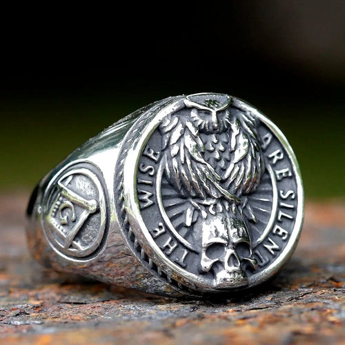 Bague viking  "On triomphe toujours" - Odins Hall