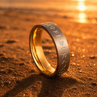 Wikinger-Ring - Silberne Rune