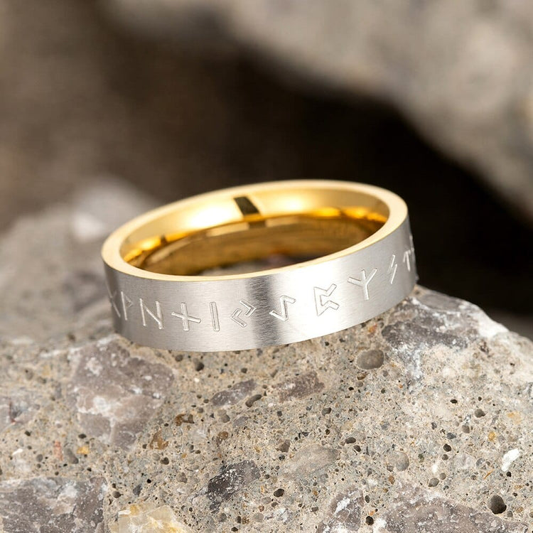 Wikinger Ring - Silberne Rune