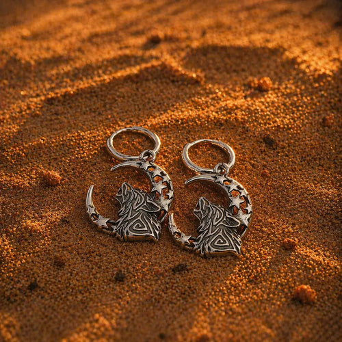 Boucles d'oreilles viking Boucles d'oreilles "Hurlement de Fenrir" - Odins Hall