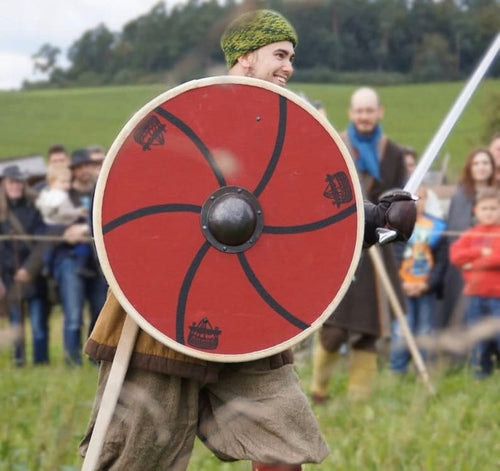 Bouclier Viking - L'Écu du Loup Fenrir - Odins Hall