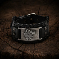 Verstellbares Lederarmband - Loup Fenrir®