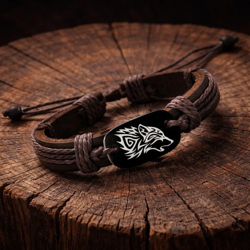 Bracelet viking Bracelet liberté du loup - Odins Hall