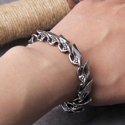 Bracelet Bracelet Viking "Bracelet de la Puissance de Nidhogg" - Odins Hall