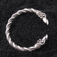 Wikingerarmband aus 925er Sterlingsilber - Odins Raben