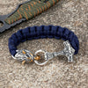 Bracelet Viking - Les chaines de Thor Bleu Marine et Or / 19 cm - Odins Hall