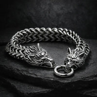 Viking-Armband Wolfs Kopf - Fenrir