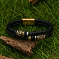 Geflochtenes Wikingerarmband \"Beweglichkeit des Kriegers\".