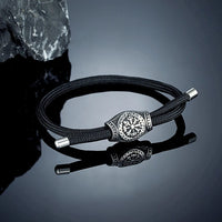 Verstellbares Wikinger-Armband Vegvisir