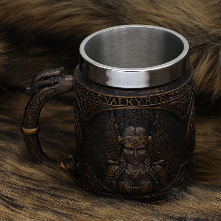 Wikingerkrug \"Tankard des Ailes de la Valkyrie\" (Tankard der Flügel der Walküre)