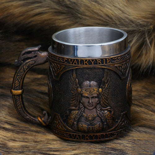 Chope viking "Tankard des Ailes de la Valkyrie" - Odins Hall