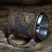 Wikingerkrug \"Tankard des Yeux d'Odin\" (Tankard der Augen Odins)