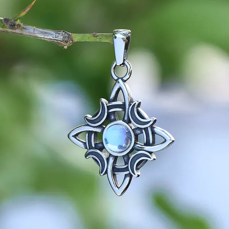 Halskette „Bewahre das Licht“ mit Mondstein