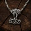Collier nordique Collier Mjolnir en forme d'Yggdrasil - Odins Hall