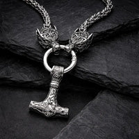 Kette mit der Kraft von Mjolnir und Schutz von Freki und Geri