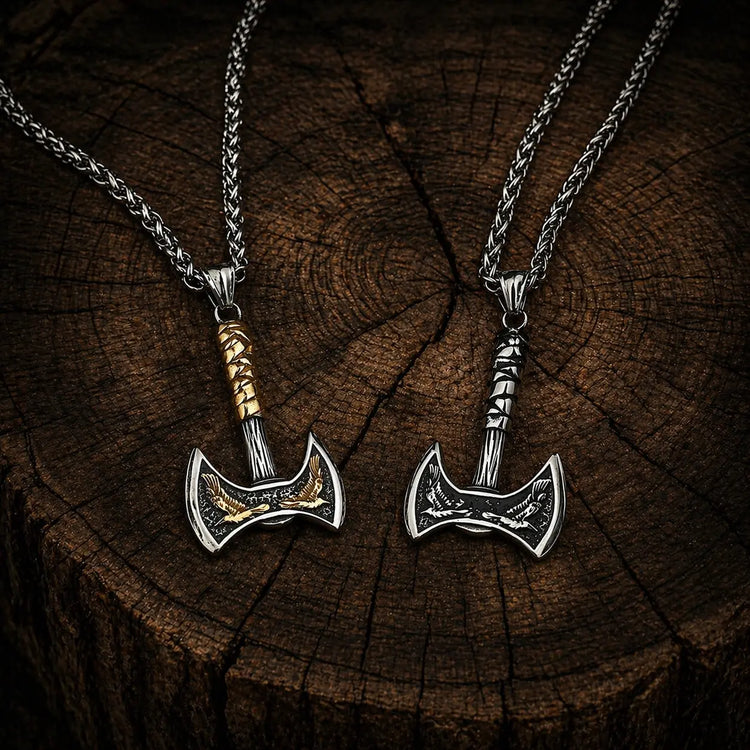 Wikinger-Halskette „Amulett des Echos von Odin“