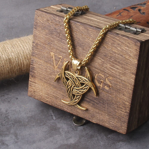 collier Collier Viking "Collier des Cornes du Ragnarok" - Odins Hall