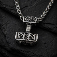 Wikinger-Halskette Thorhammer - Edelstahl