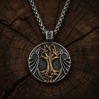 Wikinger-Halskette „Anhänger des Weltenbaums“