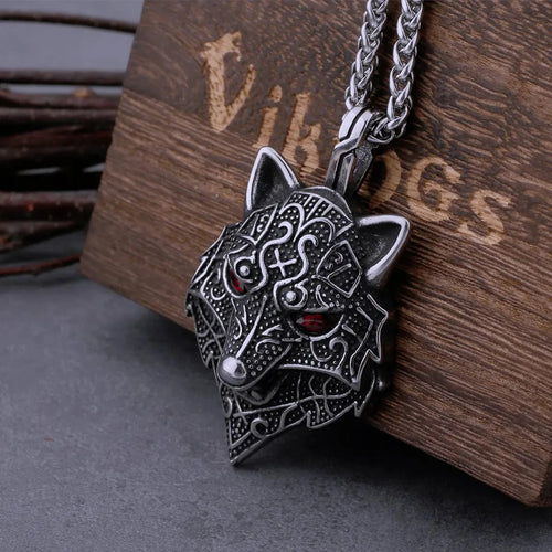 Collier viking tête de Fenrir - Odins Hall