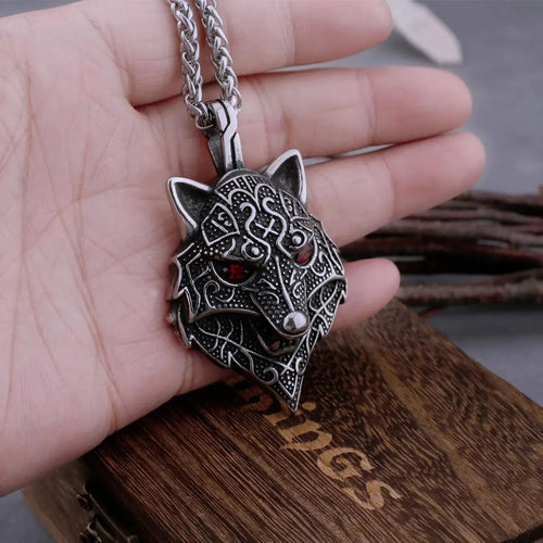 Collier viking tête de Fenrir - Odins Hall
