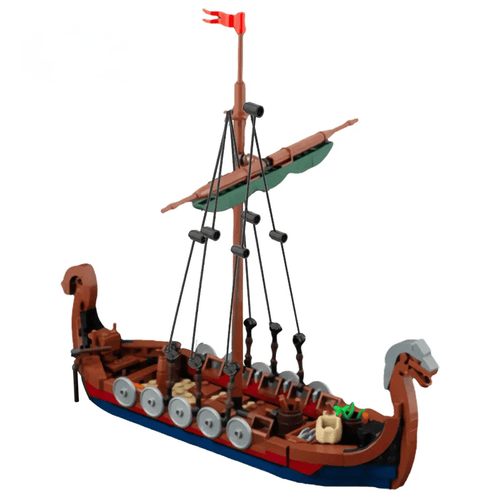 Decoration Drakkar Viking - Le Voyage de l'Imagination 463 PCS / PDF manual - Odins Hall