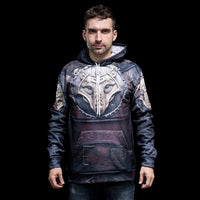 Wikinger Hoodie \"Fenrir, die Ausrüstung des Kriegers\"