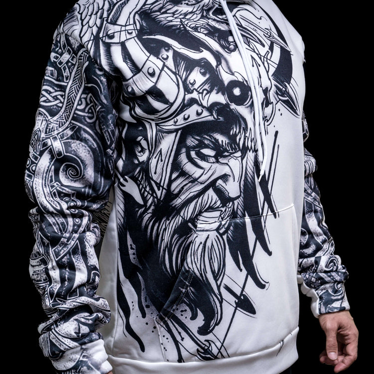 Wikinger-Hoodie "Odins Zorn".