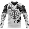 Wikinger Hoodie "Runenrätsel und Vegvisir Hoodie".