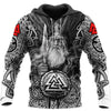 Wikinger-Hoodie "Hoodie Mjöllnir und Valknut".