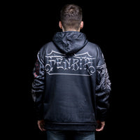 Viking Hoodie \"Der Weg des Legendären Wolfs\".