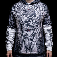 Wikinger Hoodie \"Odins Rabenblick\"