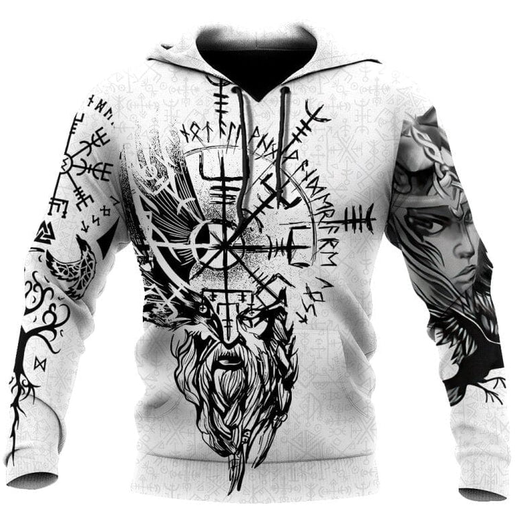 Viking Hoodie "Vegvisir Giant - Kompass des Lebens".