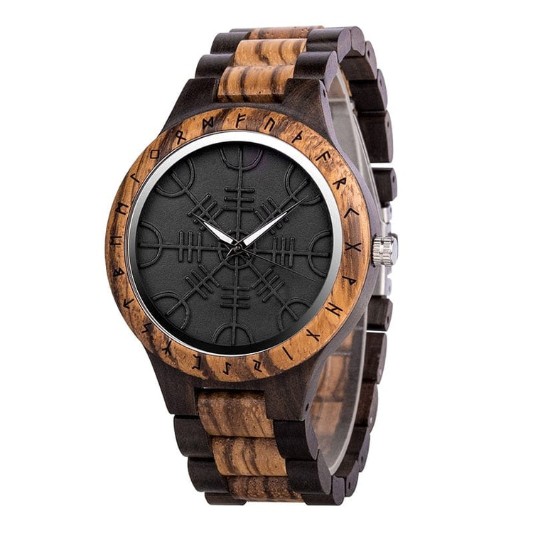Armbanduhr aus Holz - Vegvisir