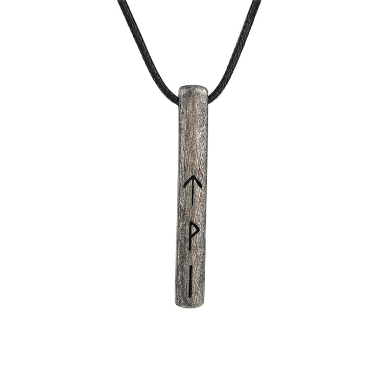 Wikingeramulett des Futhark das Runenalphabet - Edelstahl