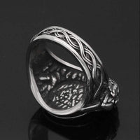 Valknut Symbol Ring - Edelstahl - Viking