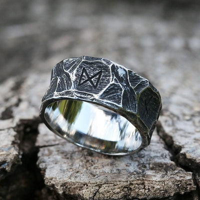 Wikinger-Rune "Heroisches Schicksal" Ring