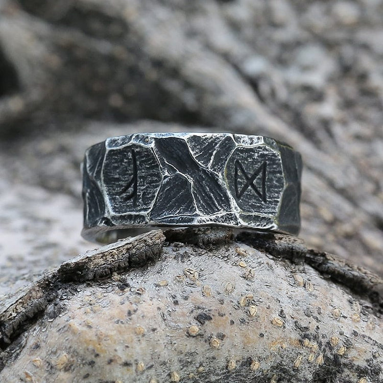 Wikinger-Rune "Heroisches Schicksal" Ring