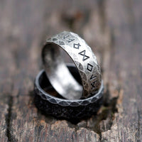 Wikinger Rune Ring \"Weisheit des Helden\"