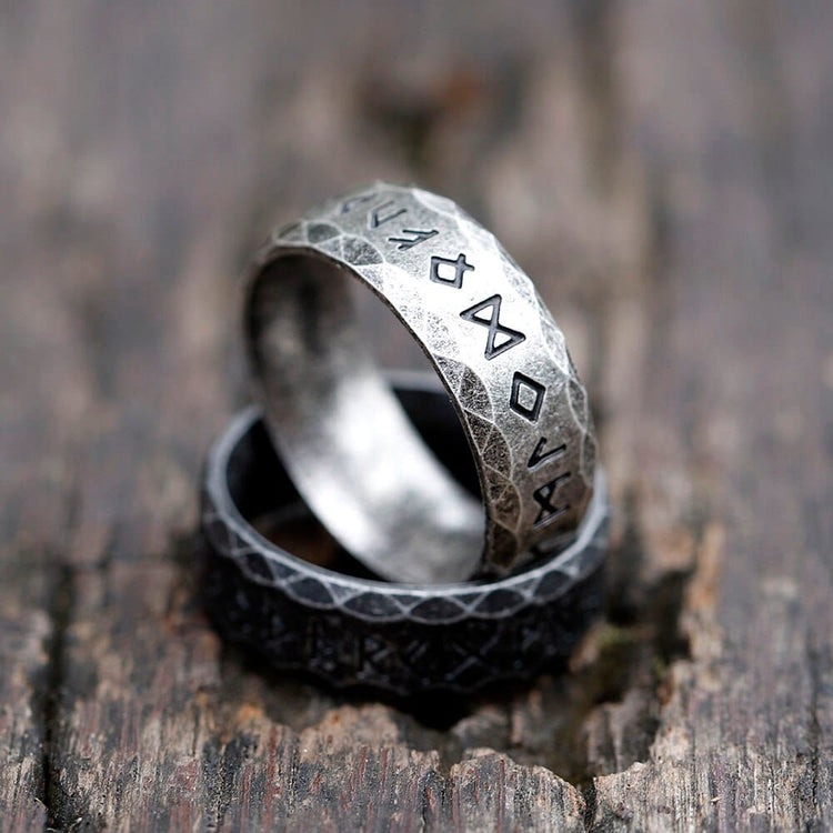 Wikinger Rune Ring "Weisheit des Helden"